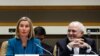 Federica Mogherini (solda) və İranın Xarici işlər naziri Mohammad Javad Zarif, arxiv fotosu