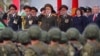 BELARUS -- Belarusian President Alexander Lukashenko attends the Victory Day parade, which marks the anniversary of the victory over Nazi Germany in World War Two, amid the coronavirus disease (COVID-19) outbreak, in Minsk, Belarus May 9, 2020.